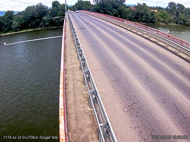 Tahitótfalu Duna-híd élő webkamera