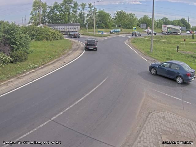 Arnóti főút webkamera Miskolc felé