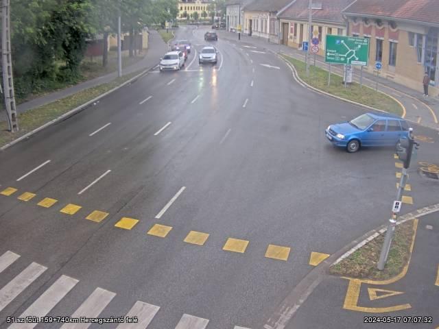Baja webkamera Dózsa György út élőkép Hercegszántó felé